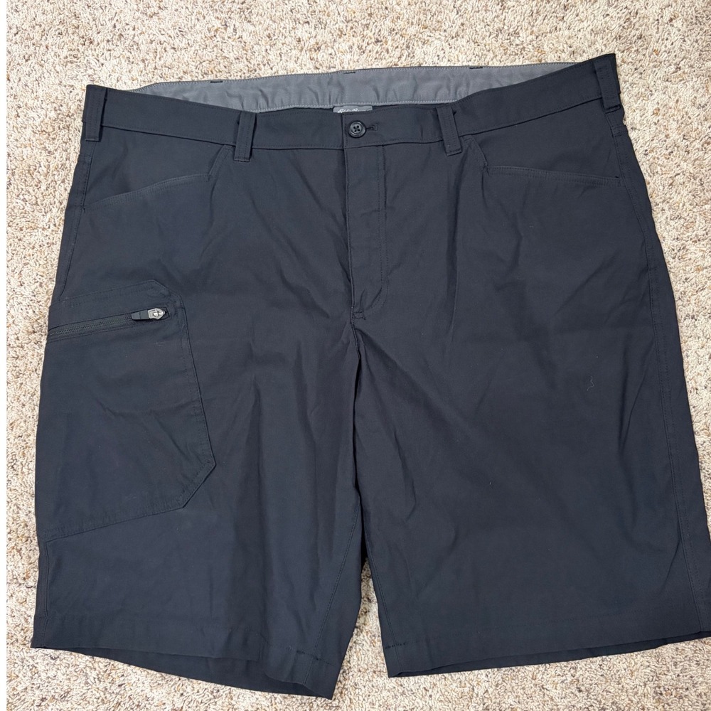 Eddie Bauer Mens Horizon Guide Shorts Black Size 42 Hiking Travel Stretch Cargo